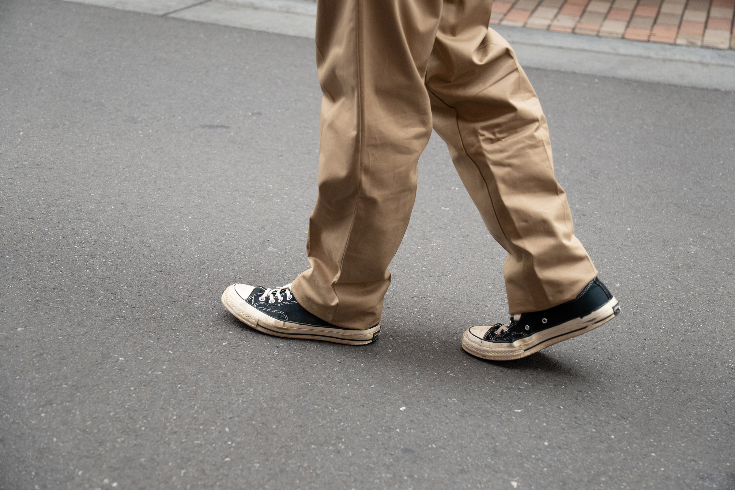 walking in ALL AMERICAN KHAKIS