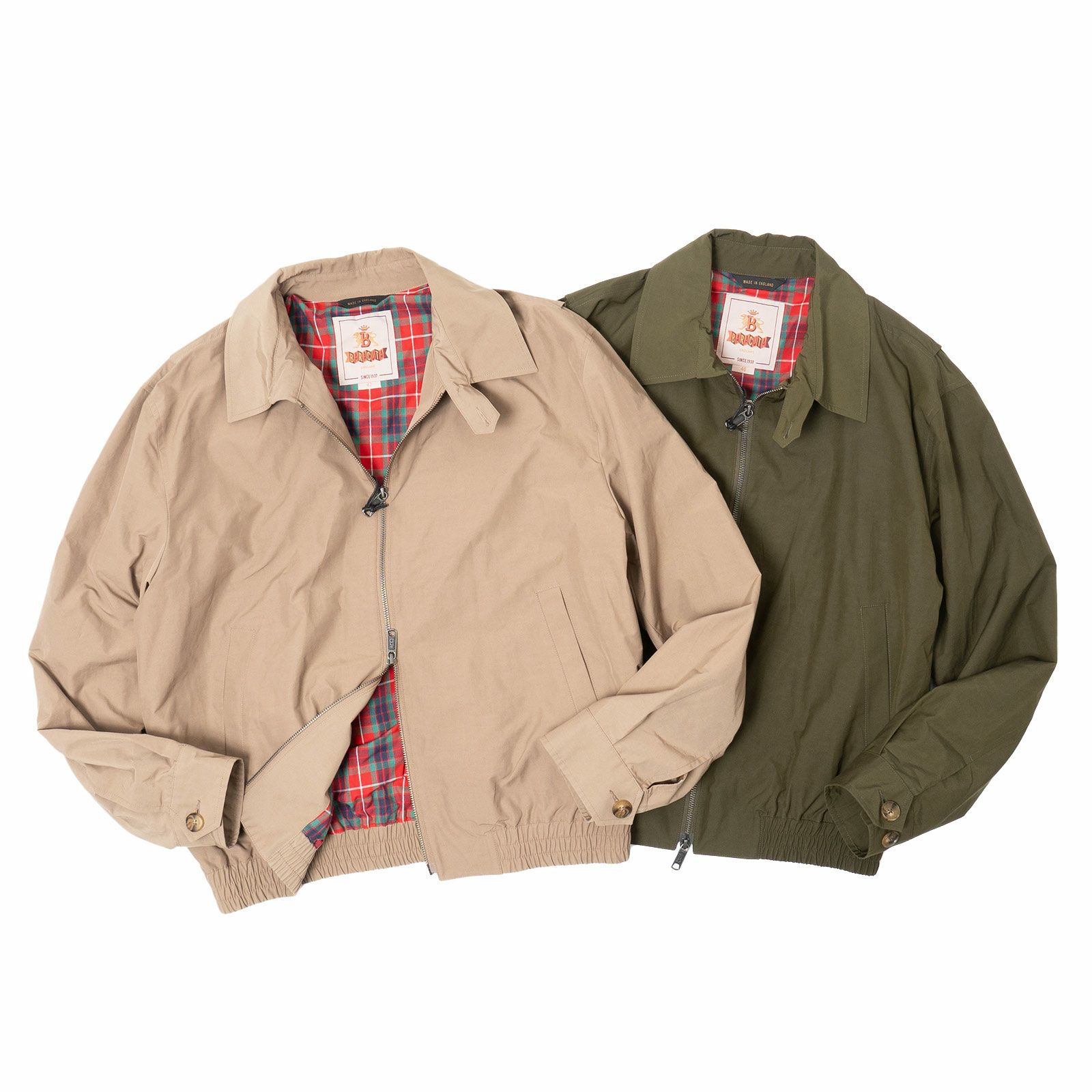 バラクータ BARACUTA G18 バラクータクロスジャケット（撥水・タータン裏地）