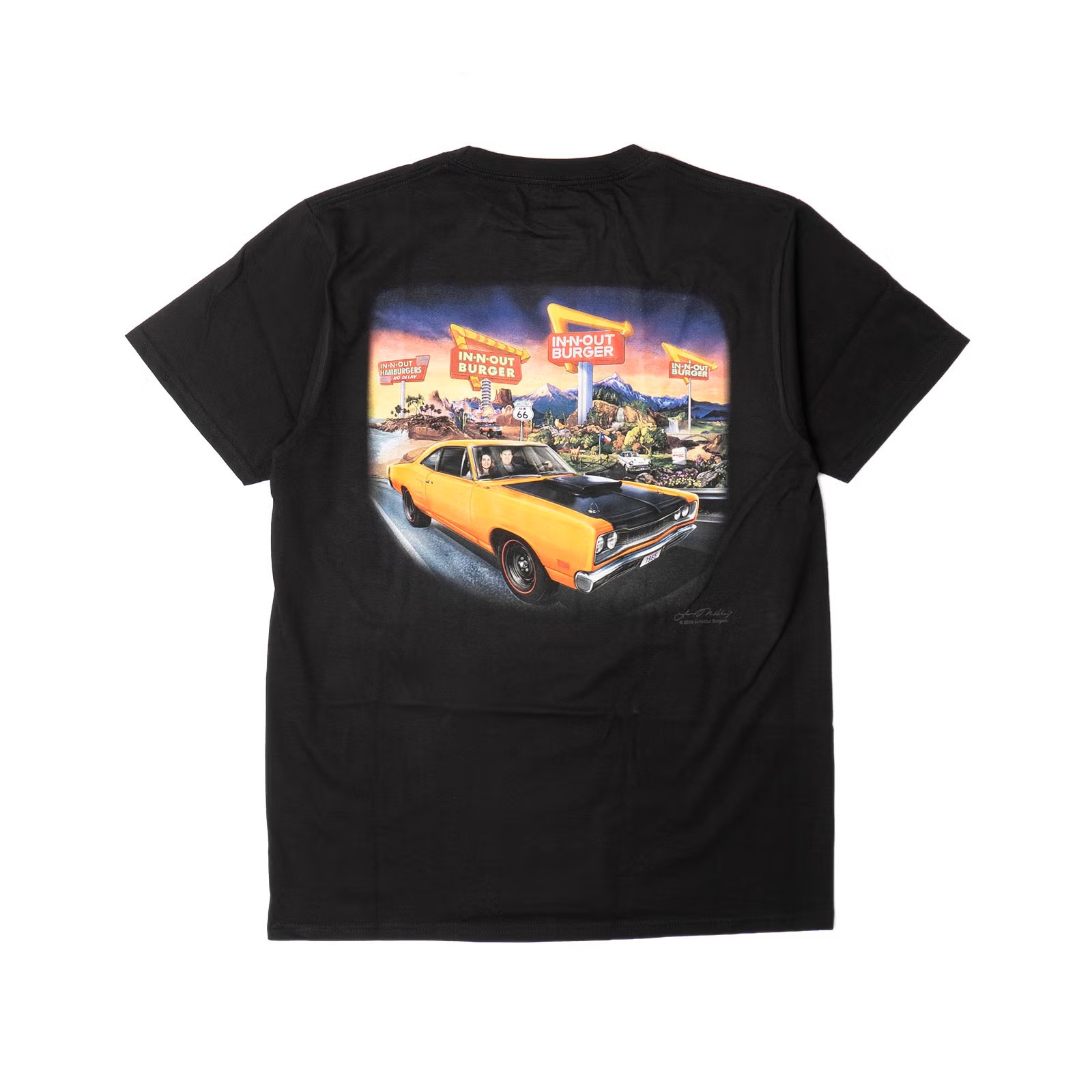 インアンドアウトバーガー 半袖 Tシャツ 2026 テン ステイツ ブラック