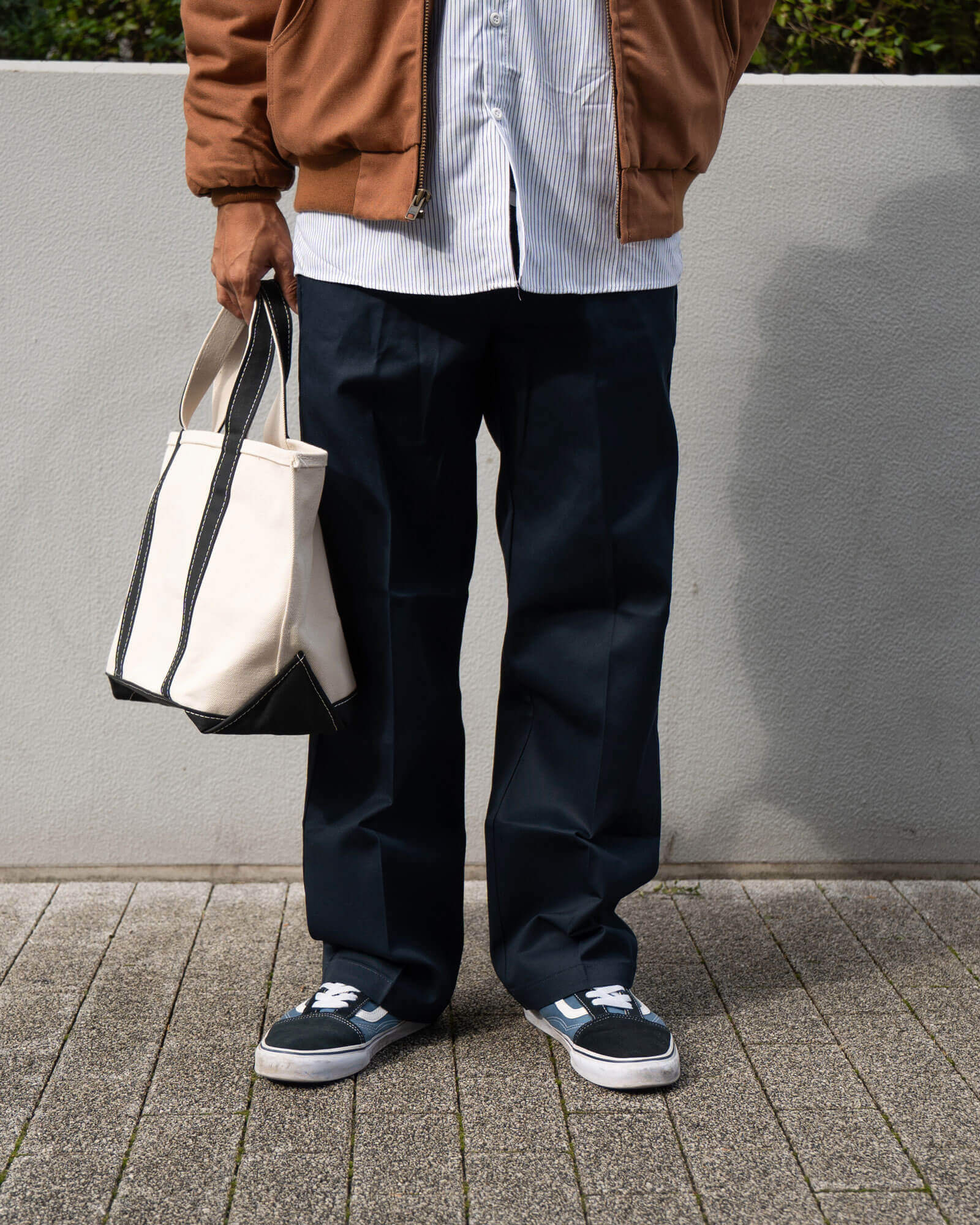 Dickies 874とL.L.Beanのトートを合わせた着こなし