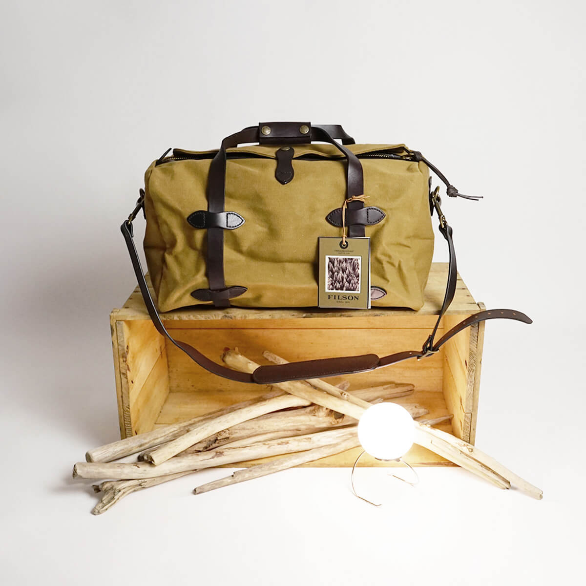 FILSON スモール キャンバス ダッフルバッグの画像