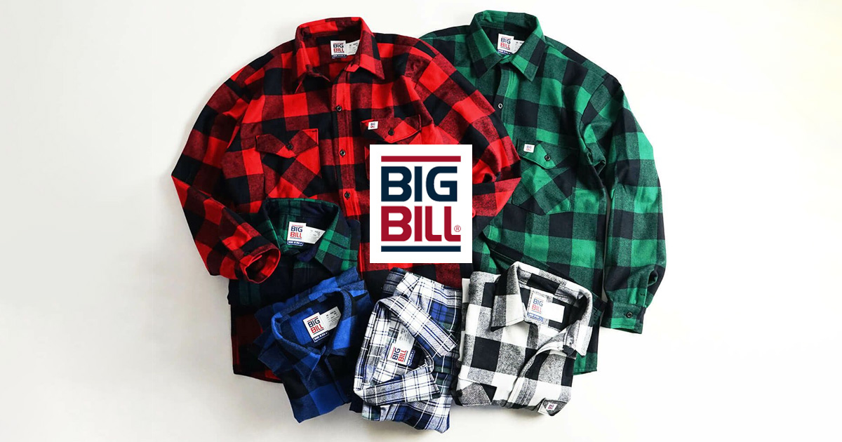 BIGBILL｜ビッグビルの通販 USA製フランネルシャツ、ヒッコリーシャツ