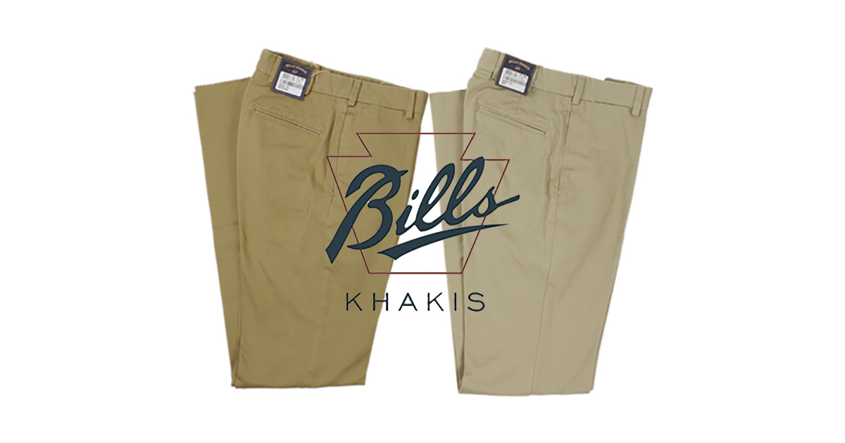BILLS KHAKIS｜ビルズカーキの通販 USA製チノパンツ、M2、M3トラウザー