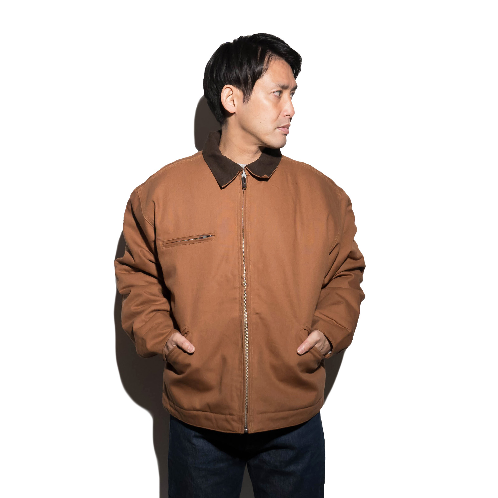 168cm / 65kg のスタッフが、J763 Lサイズ着用