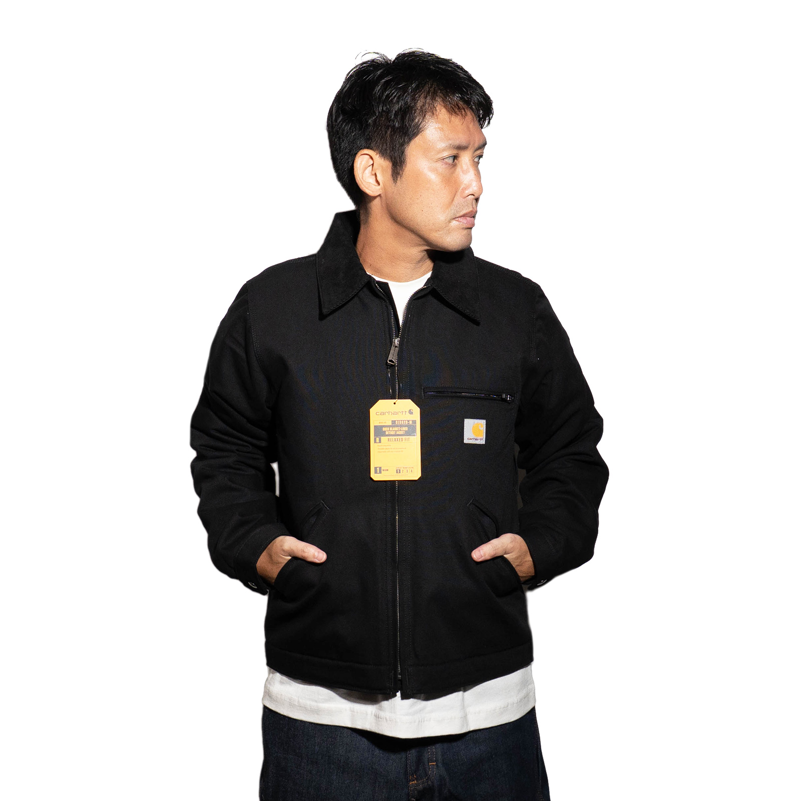 168cm / 65kg のスタッフが、103828 Sサイズ着用