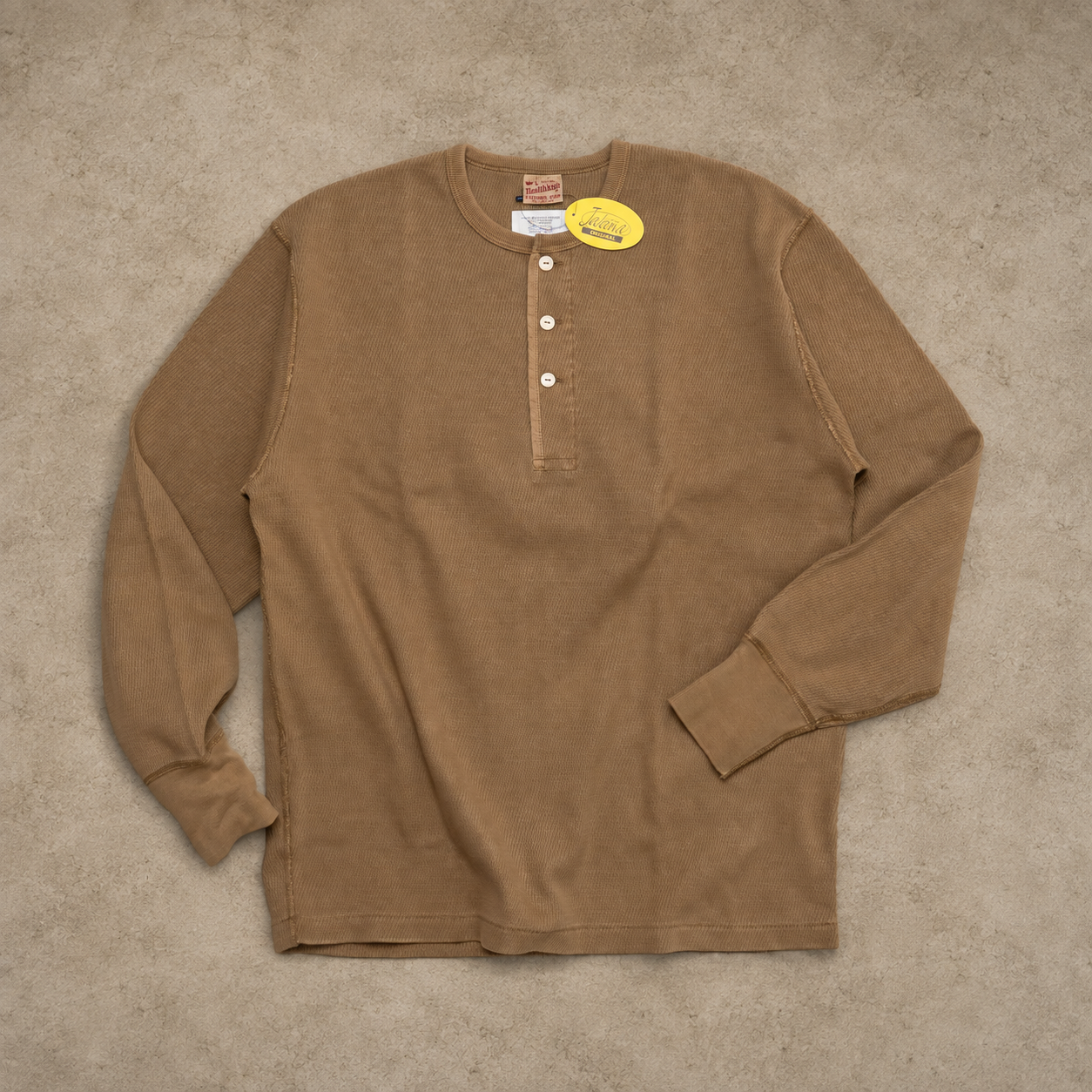 Thermal King L/S Henley Neck Jalana別注 Brown 436