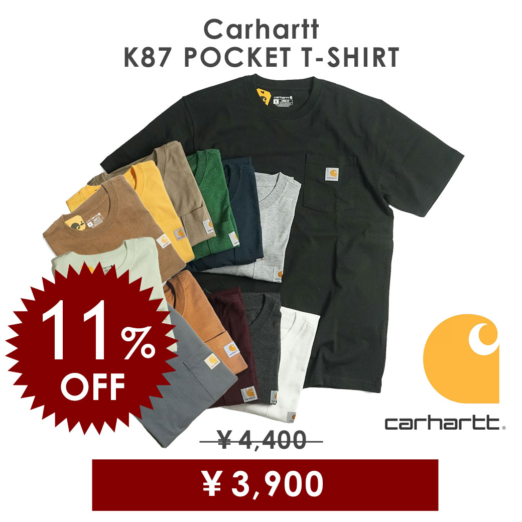 カーハート Carhartt K87 半袖 ポケット Tシャツ | Jalana | ジャラーナ