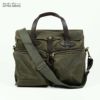 フィルソンFILSON24アワーティンブリーフケース｜メンズショルダーバッグビジネスバッグ24HOURTINBRIEFCASE綿コットン100％耐久撥水収納肩掛けベルト取り外し可通勤通学出張旅行タングリーンネイビーブラック