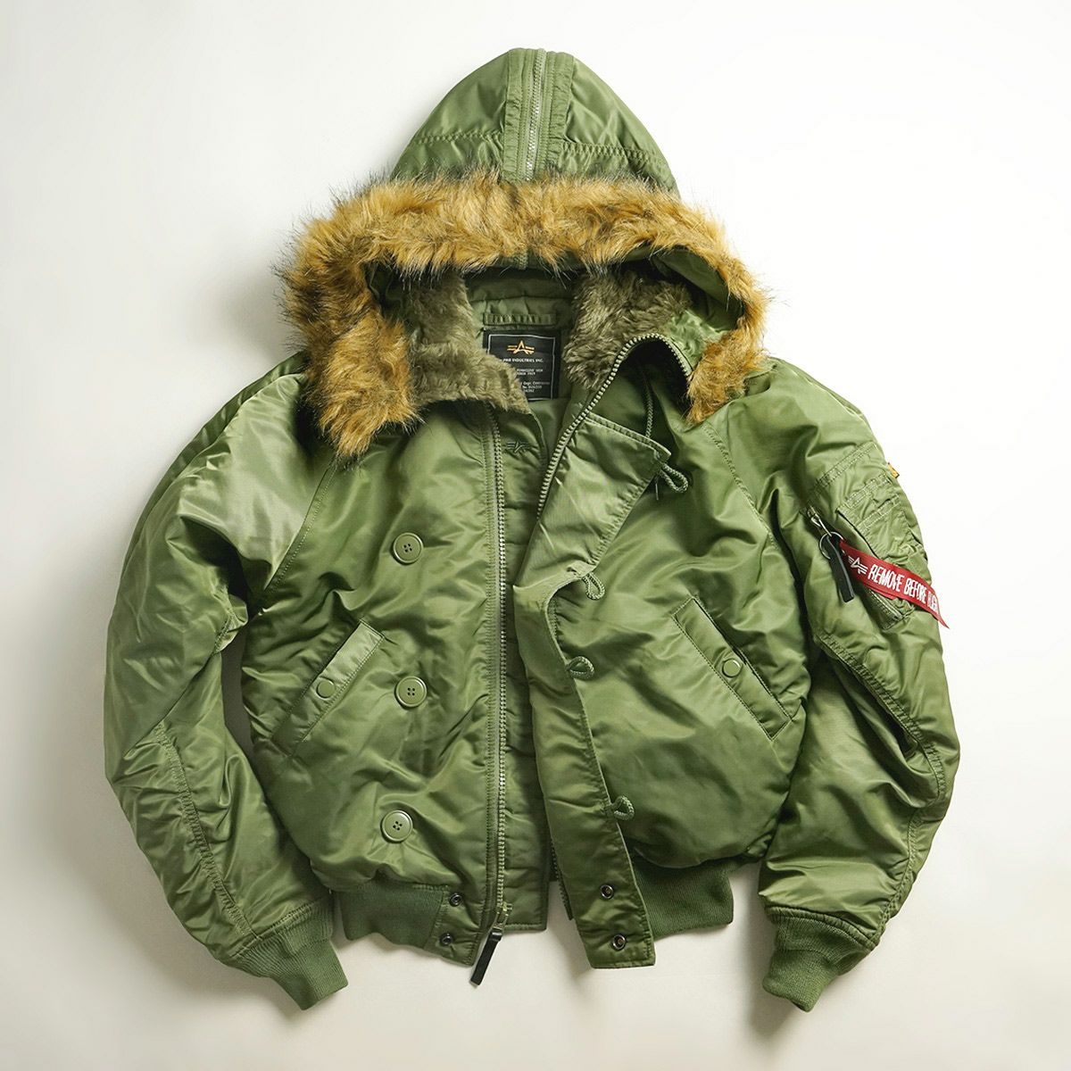 アルファインダストリーズALPHAN-2Bフライトジャケットインポート(防寒N2BIMPORTINDUSTRIES)