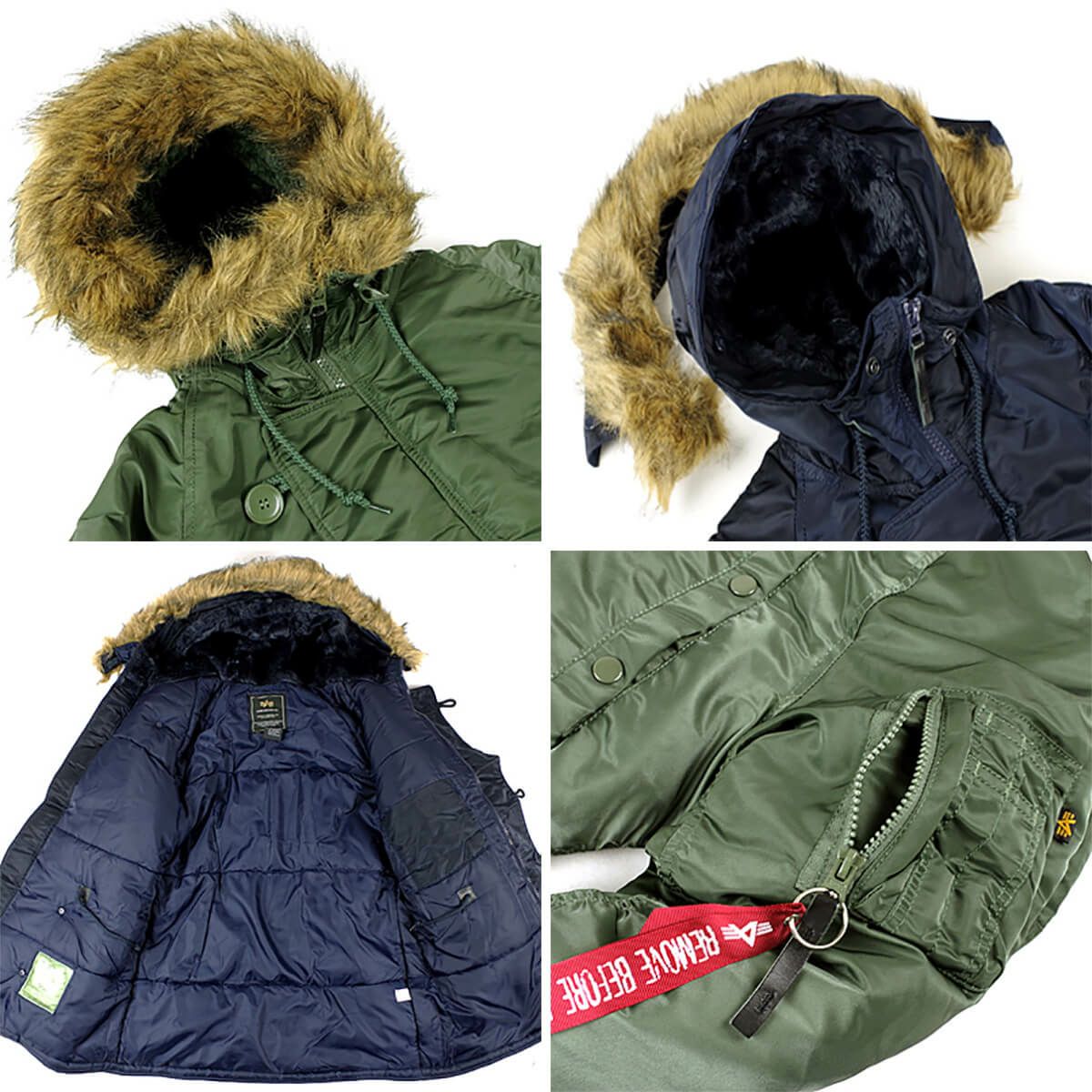 アルファインダストリーズALPHAN-3Bインポート(防寒N3BIMPORTINDUSTRIES)