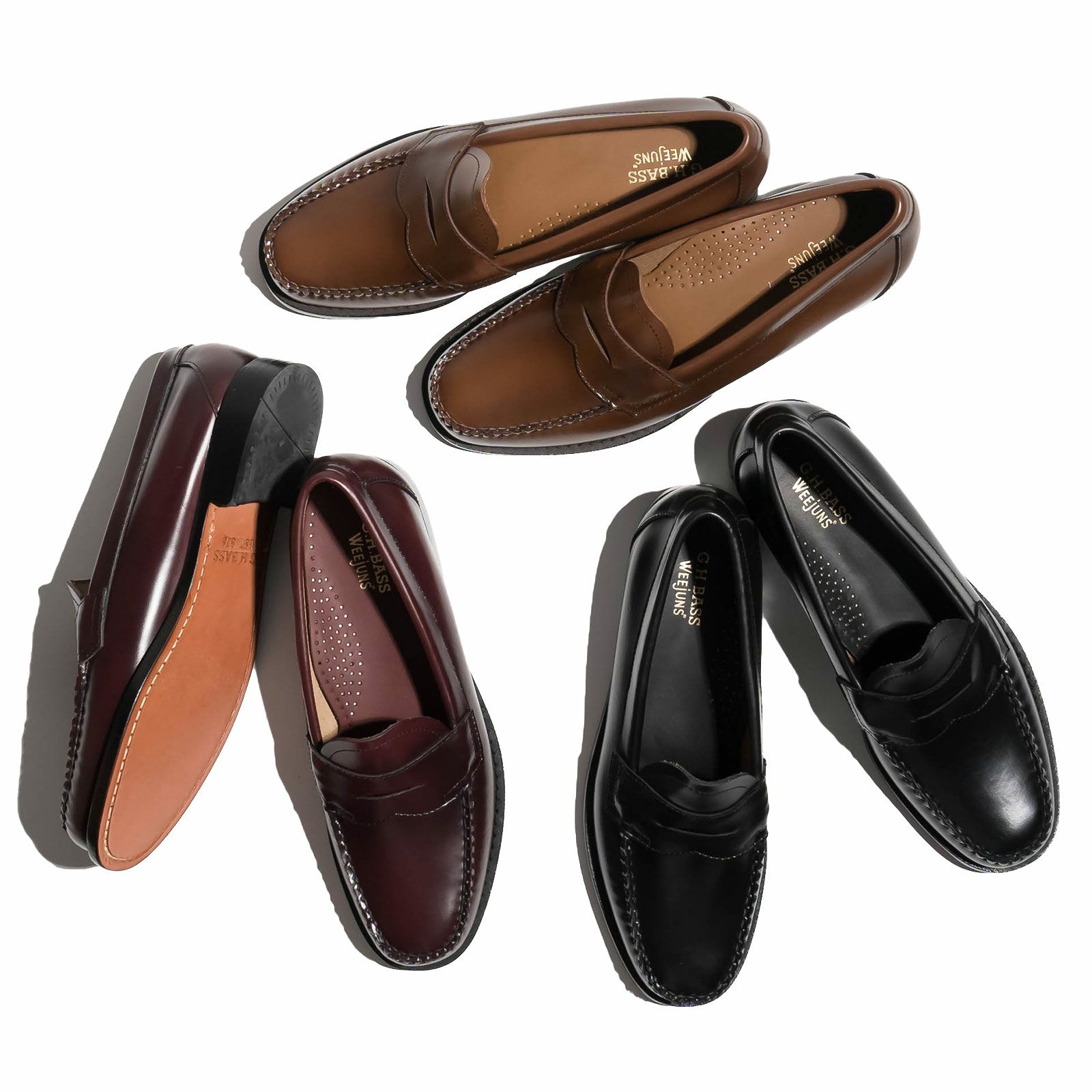 バスG.H.BASSウィージャンズペニーローファーローガン