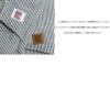 ビッグビルBIGBILL183S半袖プルオーバーワークシャツヒッコリーストライプ米国製BIGSIZE