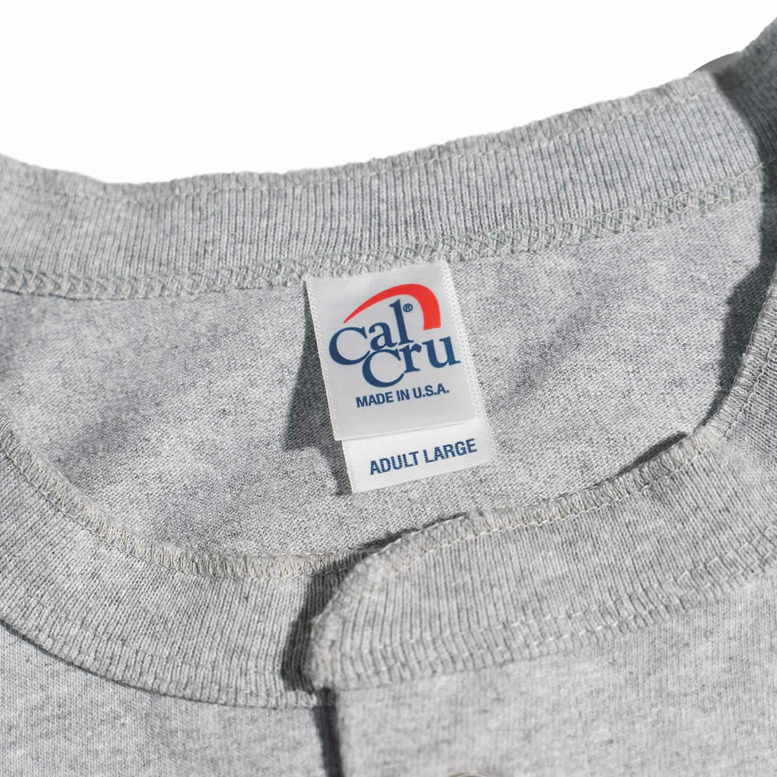 カルクルーCalCru半袖ヘンリーネックTシャツMADEINUSA