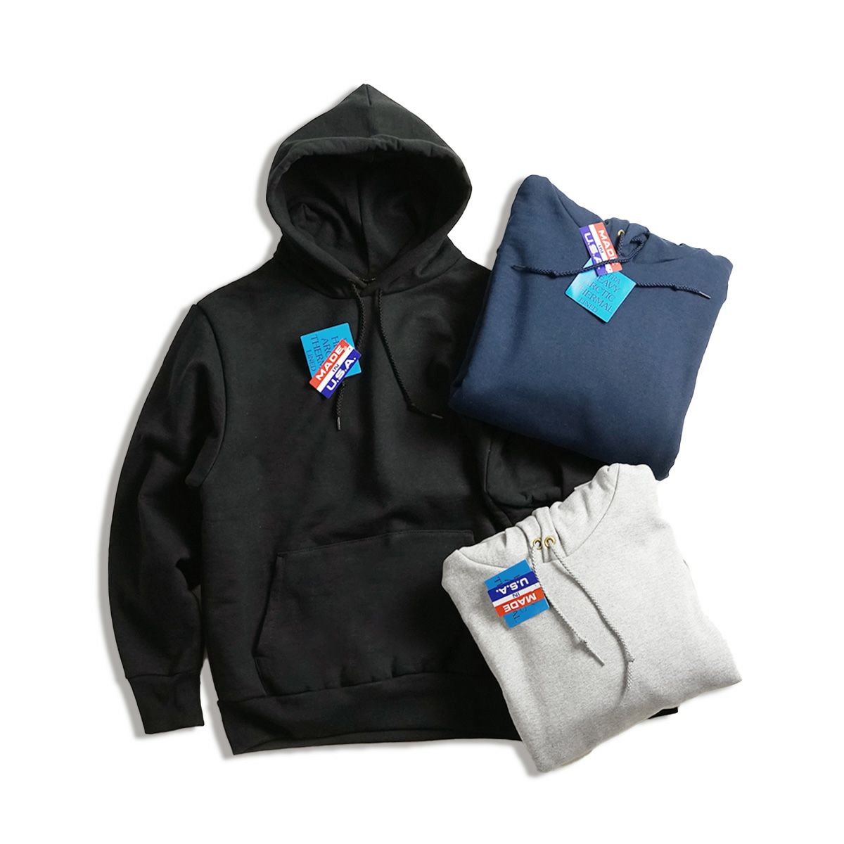 キャンバーCAMBER132アークティックサーマルプルオーバーフードMADEINUSA(パーカーアメリカ製米国製スウェット）