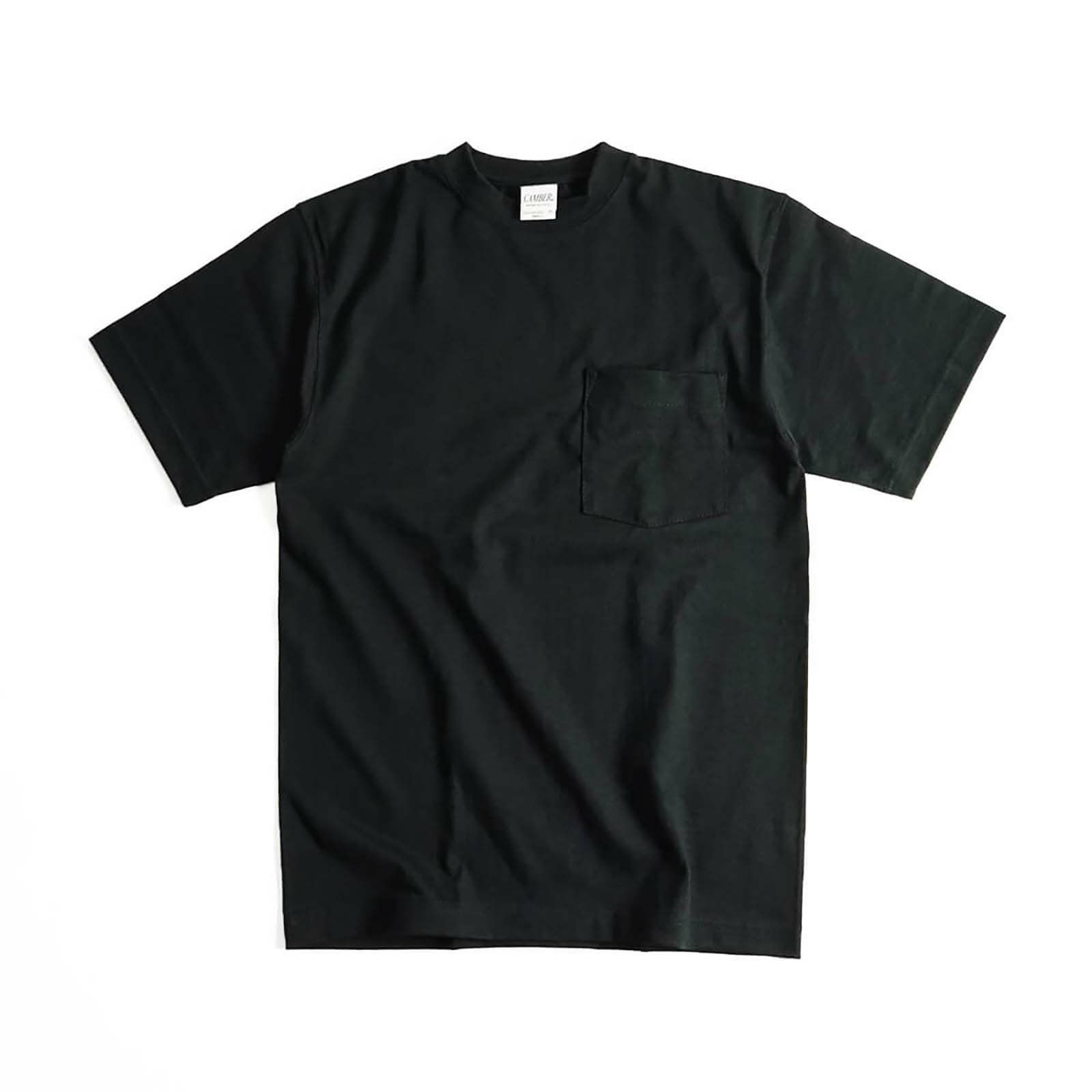 キャンバーCAMBER302マックスウェイト半袖ポケットTシャツ無地半袖厚手クルーネックMADEINUSA｜メンズアメリカ製米国製ポケTサイズSMLXL8オンス綿コットン100％BIGSIZE大きいサイズ