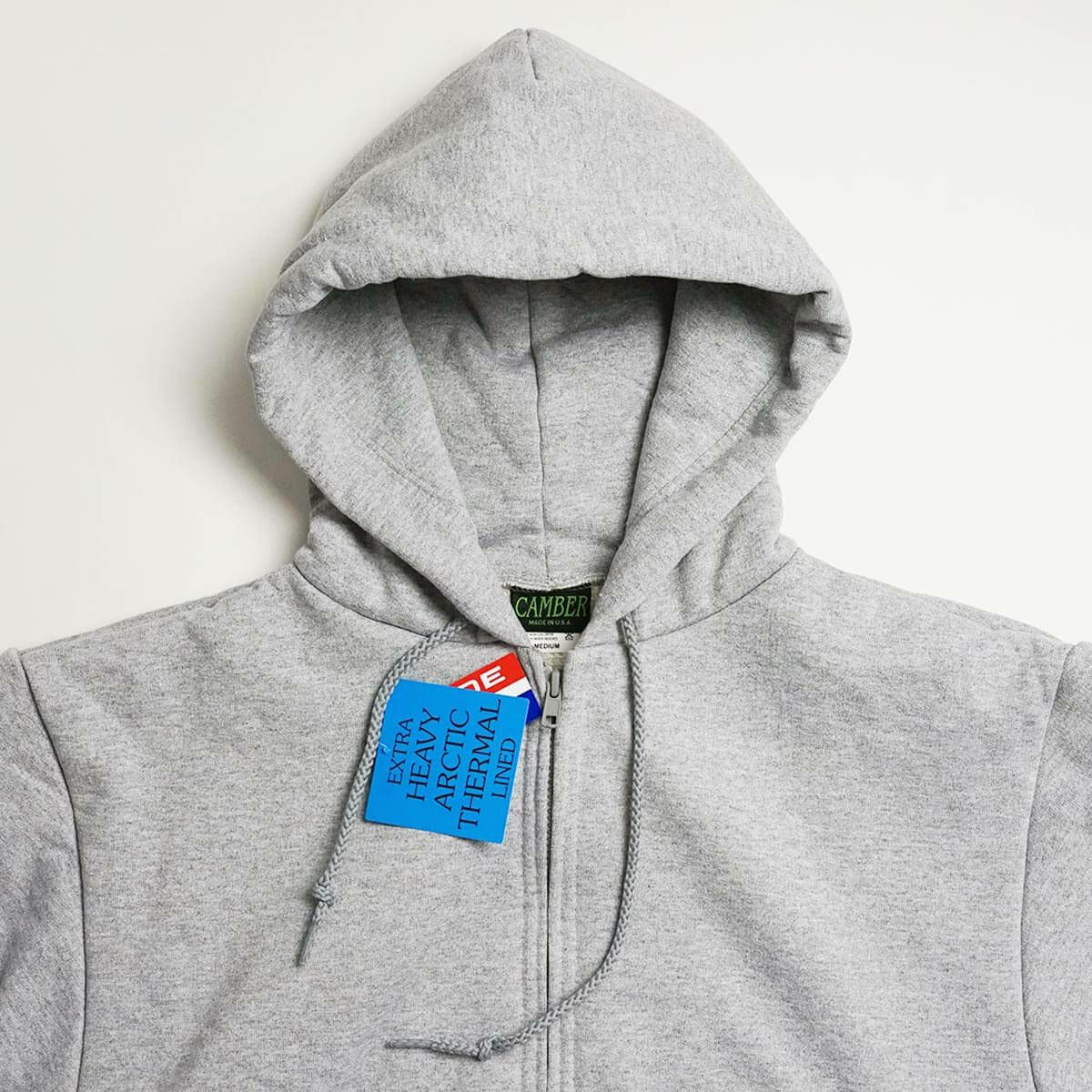 キャンバーCAMBER131アークティックサーマルジップフードMADEINUSA(アメリカ製米国製スウェットパーカー）