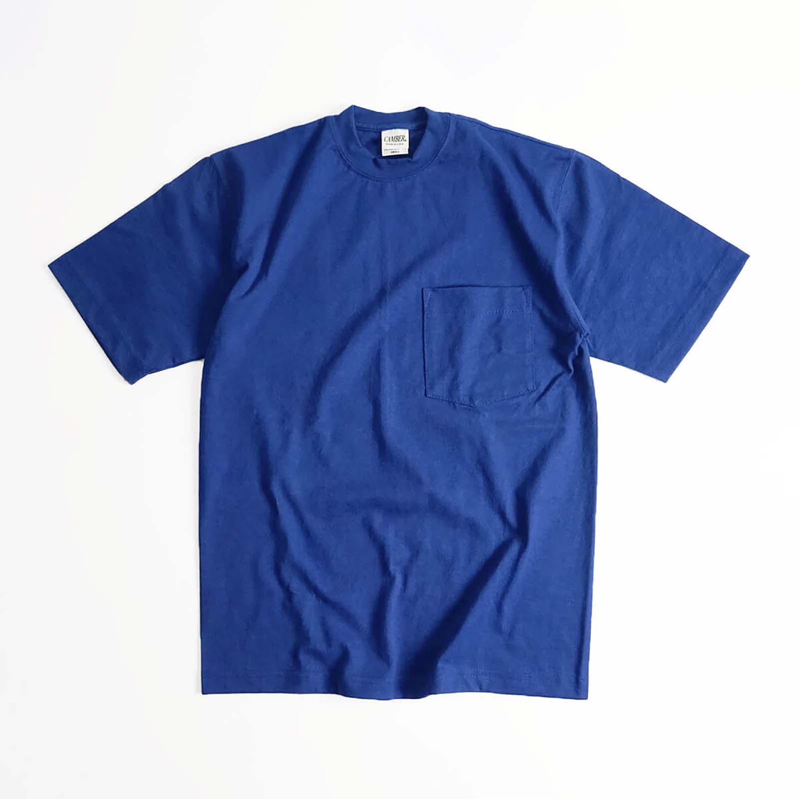 キャンバーCAMBER302マックスウェイト半袖ポケットTシャツ無地半袖厚手クルーネックMADEINUSA(アメリカ製米国製ポケT）