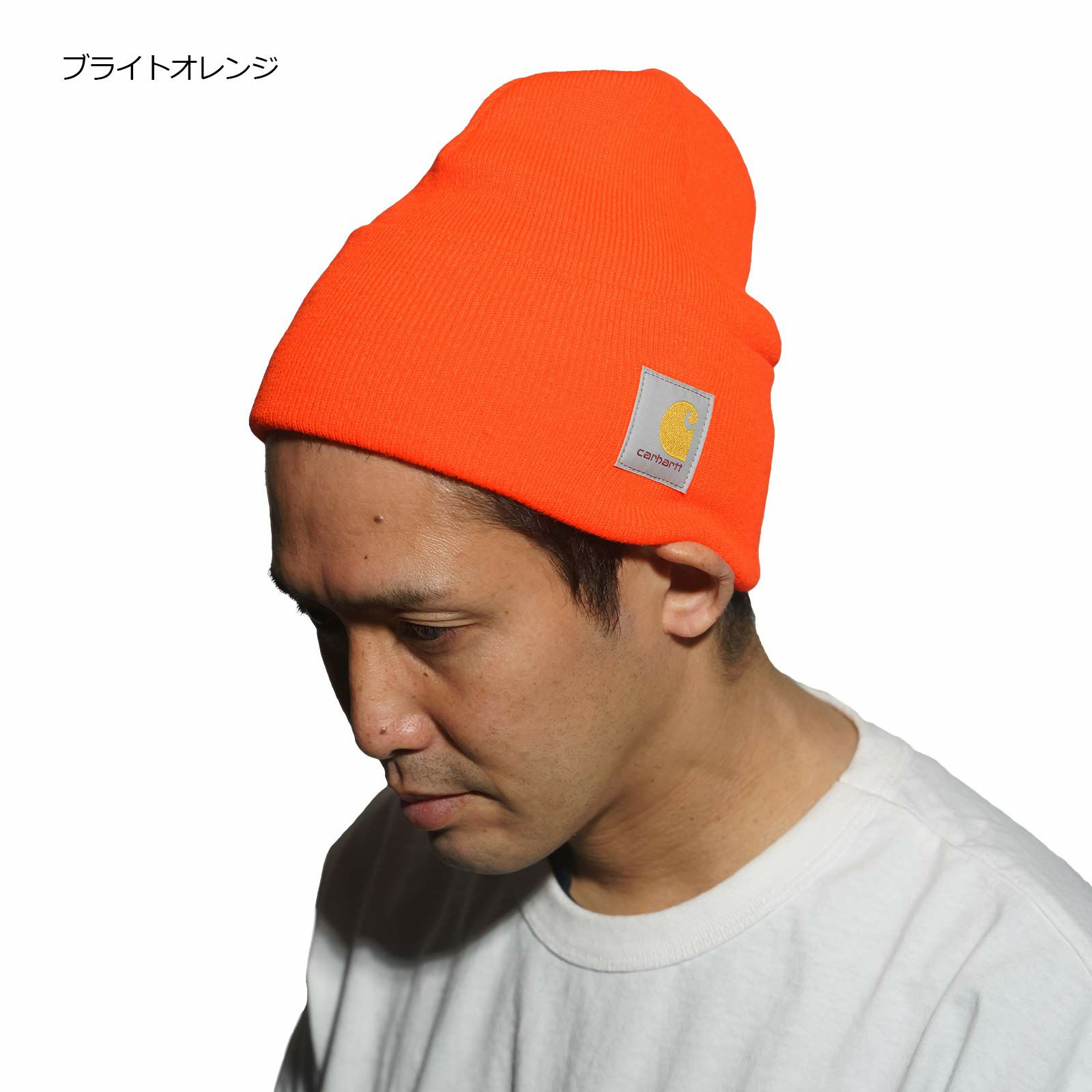 カーハートCarharttA18アクリルニットキャップ(ニットキャップ帽子ビーニーワッチ）
