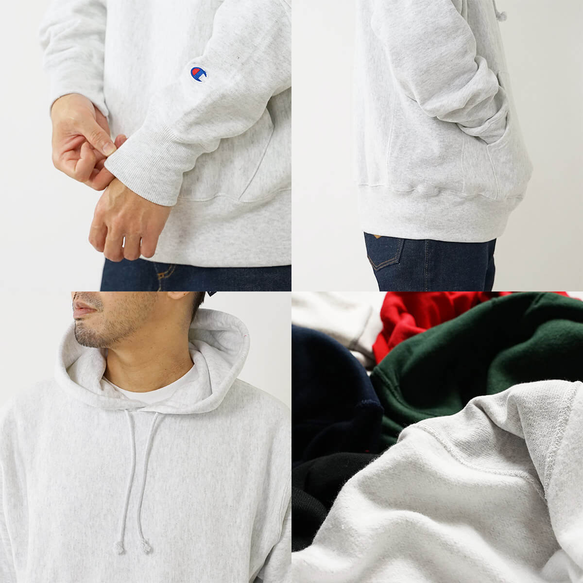 チャンピオン Champion #S101 リバースウィーブ プルオーバー フード 