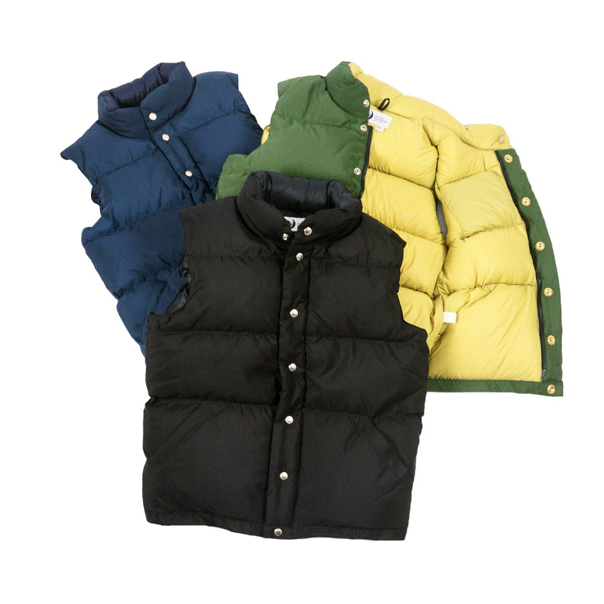 CRESCENTDOWNWORKS 別注 60/40クロス レザーヨーク ベスト 