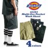 ディッキーズDickies4228313インチセルフォンポケットワークショーツ｜メンズハーフパンツルーズフィットショートパンツUSAライン定番シワや汚れに強い素材カーキネイビーブラックグレーレッドウエストサイズ30-44