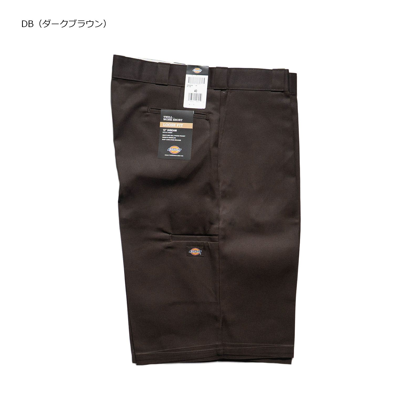 ディッキーズDickies4228313インチセルフォンポケットワークショーツ｜メンズハーフパンツルーズフィットショートパンツUSAライン定番シワや汚れに強い素材カーキネイビーブラックグレーレッドウエストサイズ30-44