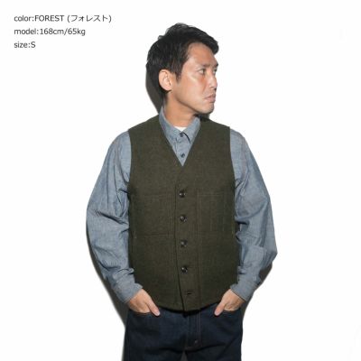 上質風合い FILSON（フィルソン）MACKINAW FILSON ベスト GARMENT VEST 