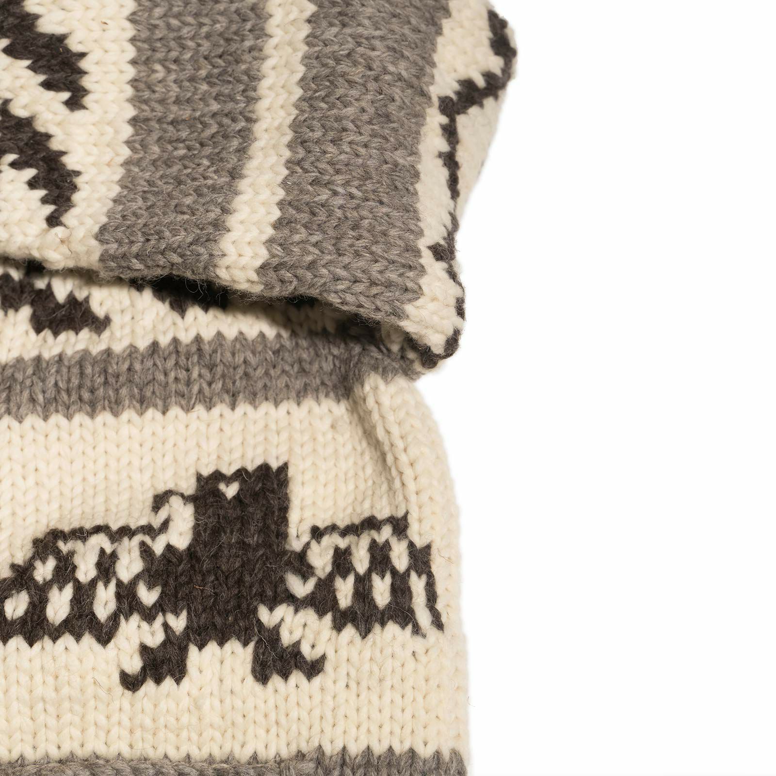 カナタ KANATA カウチンセーター 6プライウール サンダーバードリーフ