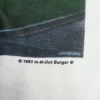 インアンドアウトバーガー半袖Tシャツ199445周年アニバーサリーホワイト(メンズS-XXLIn-N-OutBurgerご当地Tシャツ海外買い付け)