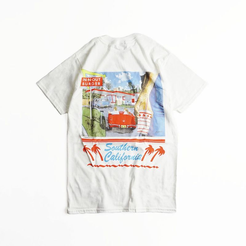 インアンドアウトバーガー半袖Tシャツ1990’57ベトホワイト