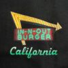 インアンドアウトバーガー半袖Tシャツ2017ブラックカリフォルニアドリーミンブラック(メンズS-XXLIn-N-OutBurgerご当地Tシャツ海外買い付け)