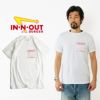 インアンドアウトバーガー半袖ポケットTシャツホワイト