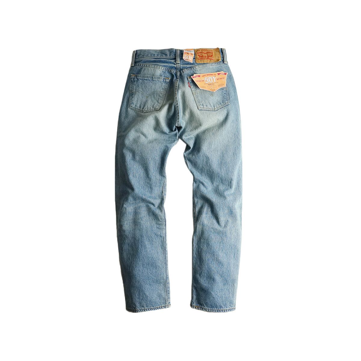 リーバイスLEVI’S501オリジナルユーズドウォッシュカリフォルニアブルー