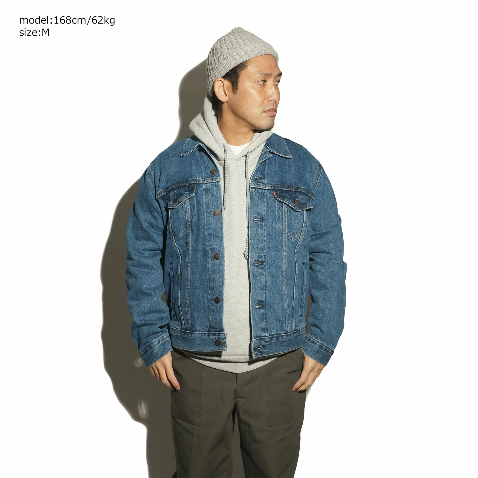 リーバイスLEVI’S#72334デニムジャケットザ・トラッカーミディアムストーンウォッシュ