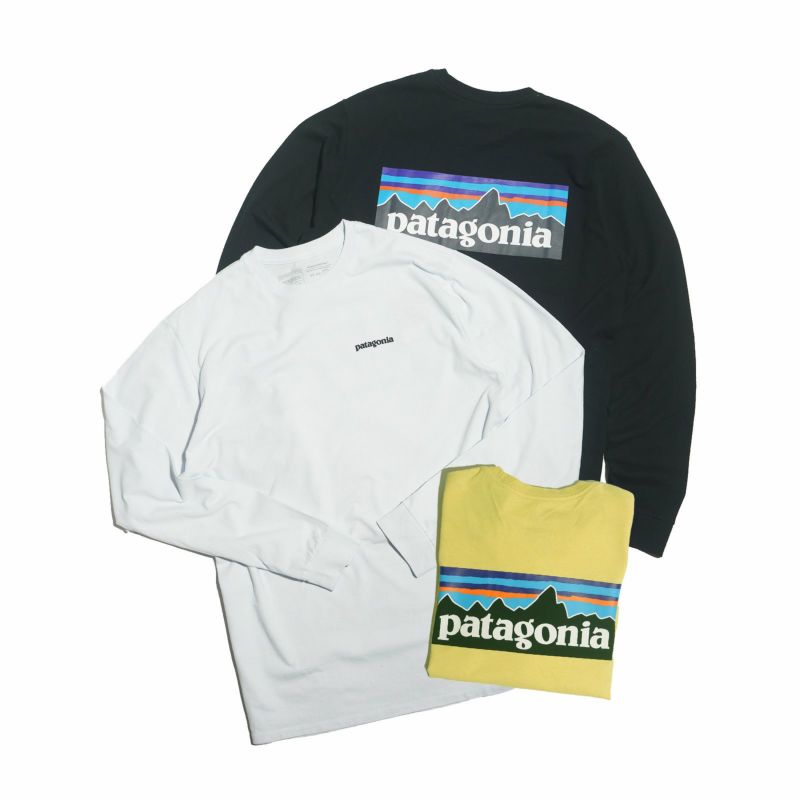 パタゴニアpatagonia長袖TシャツP-6ロゴレスポンシビリティー