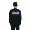 パタゴニアpatagonia長袖TシャツP-6ロゴレスポンシビリティー