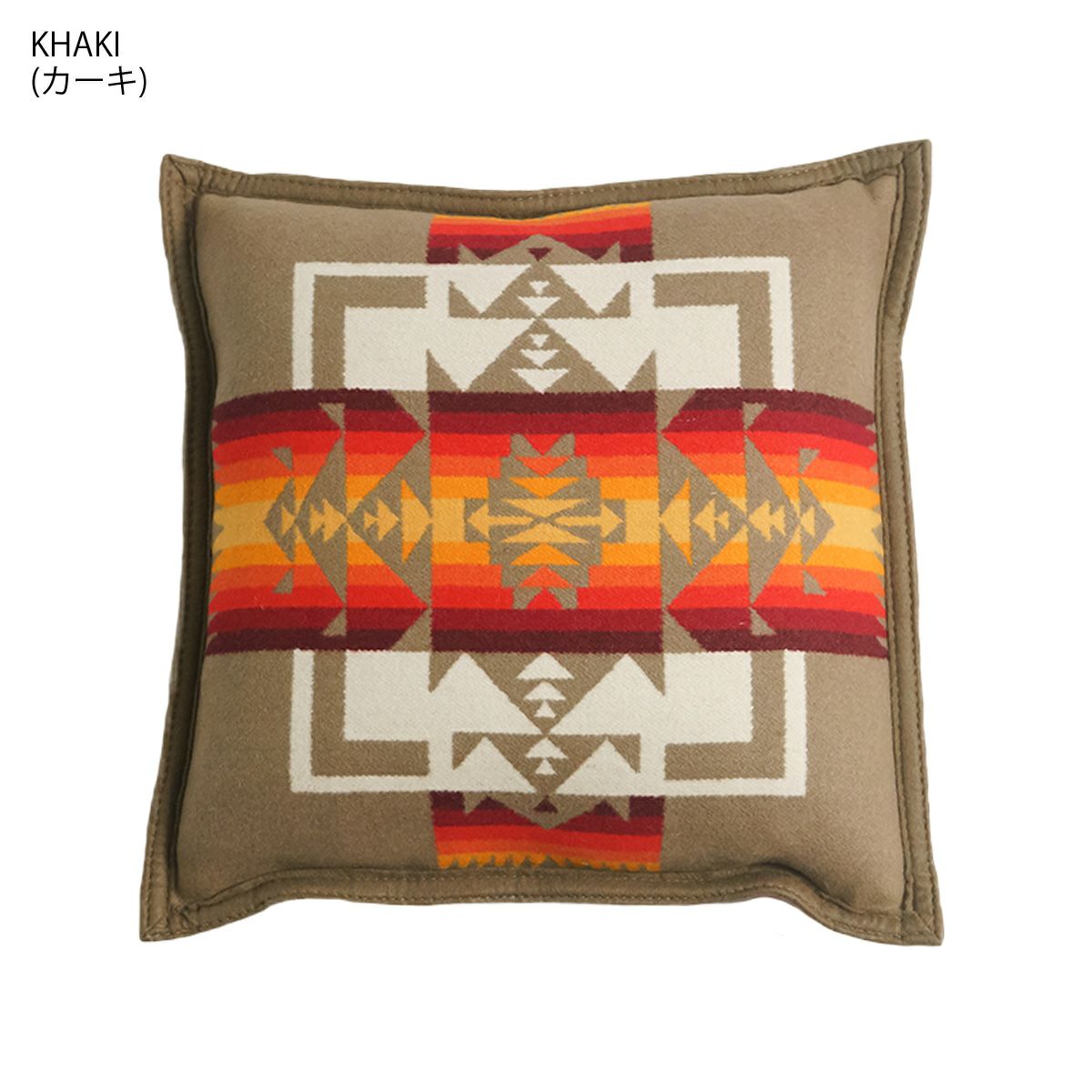 ペンドルトンPENDLETONチーフジョセフピロー(XP573ウールクッション枕ネイティブ柄アメリカ製米国製）
