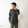 ペンドルトンPENDLETON長袖ウールシャツクラッシックトレイルシャツ(CLASSICTRAILSHIRTBLACKSOLIDエルボーパッチ）