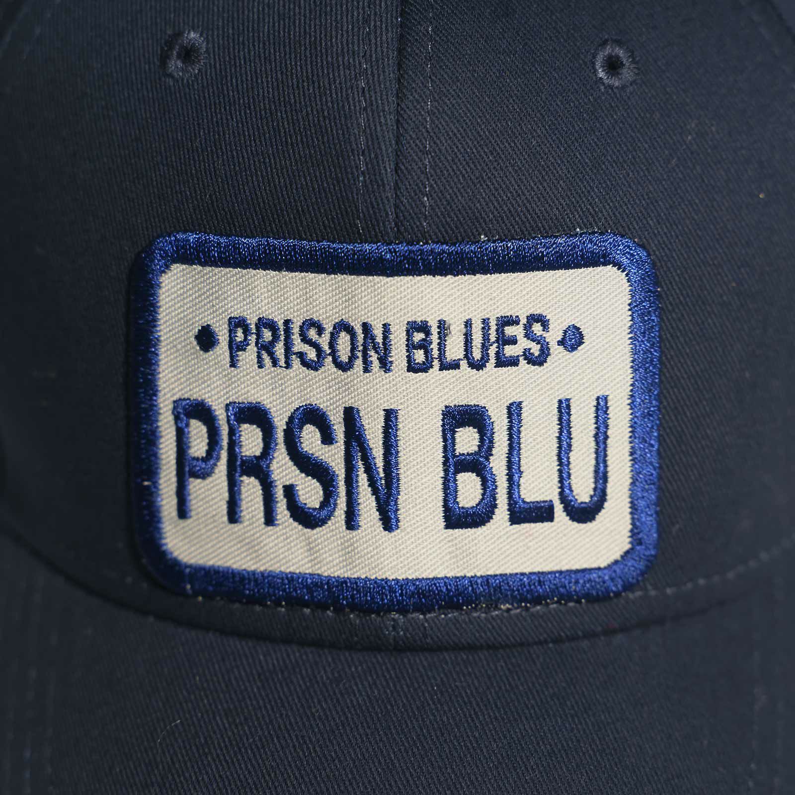プリズンブルースPRISONBLUESロゴベースボールキャップネイビー