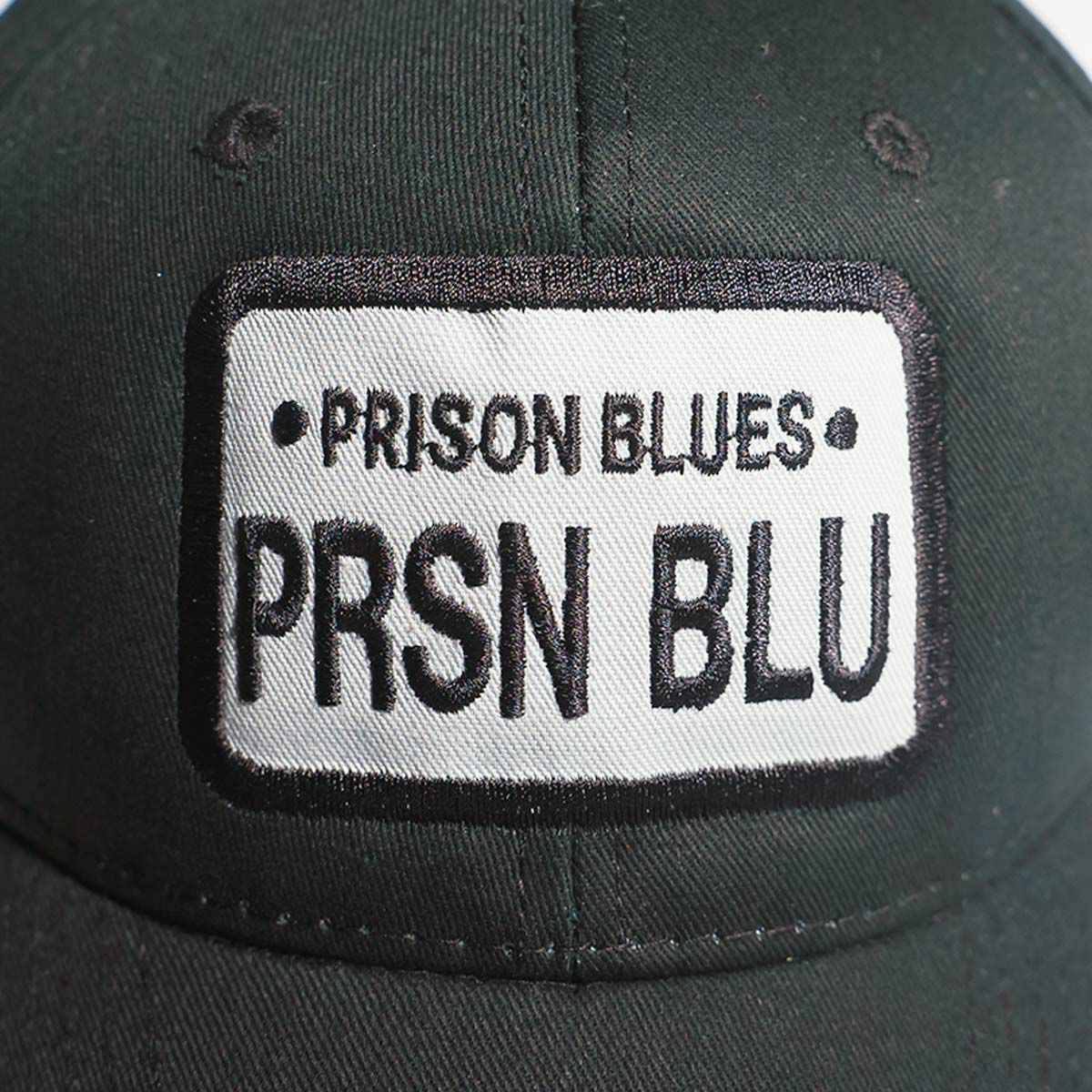 プリズンブルースPRISONBLUESプリズンブルースPRISONBLUESロゴベースボールキャップ当店別注ブラック