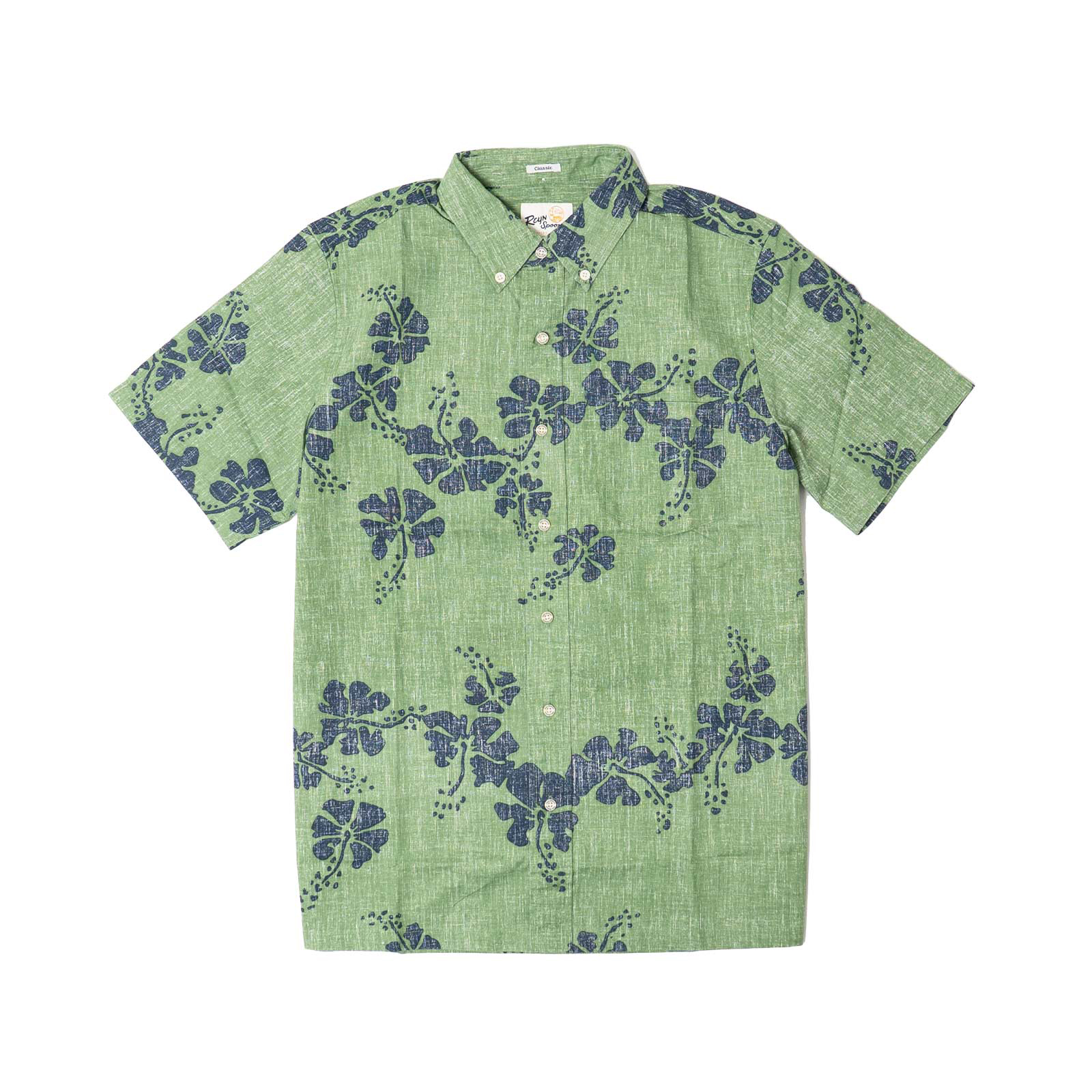 レインスプーナーREYNSPOONER半袖フルオープンアロハシャツメンズ50thステイトフラワー