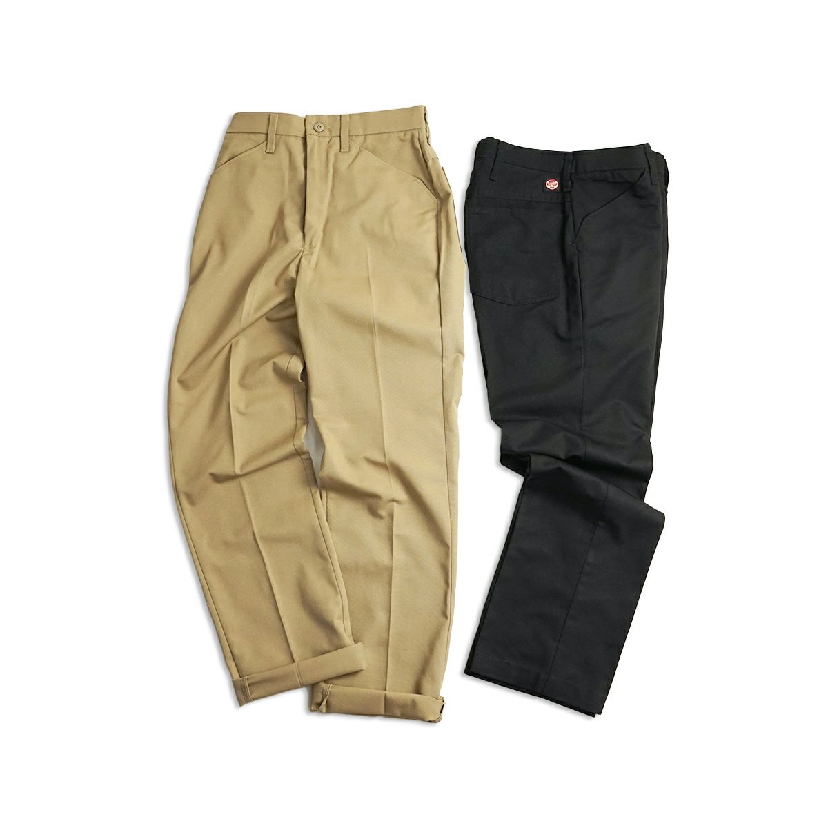 レッドキャップREDKAP#PT50ジーンカットワークパンツメンズ別注色JEANCUTWORKPANT／定番ストレートシルエットカジュアルパーマネントプリーツシワになりにくい、汚れにくい素材黒カーキブラックワークブランド