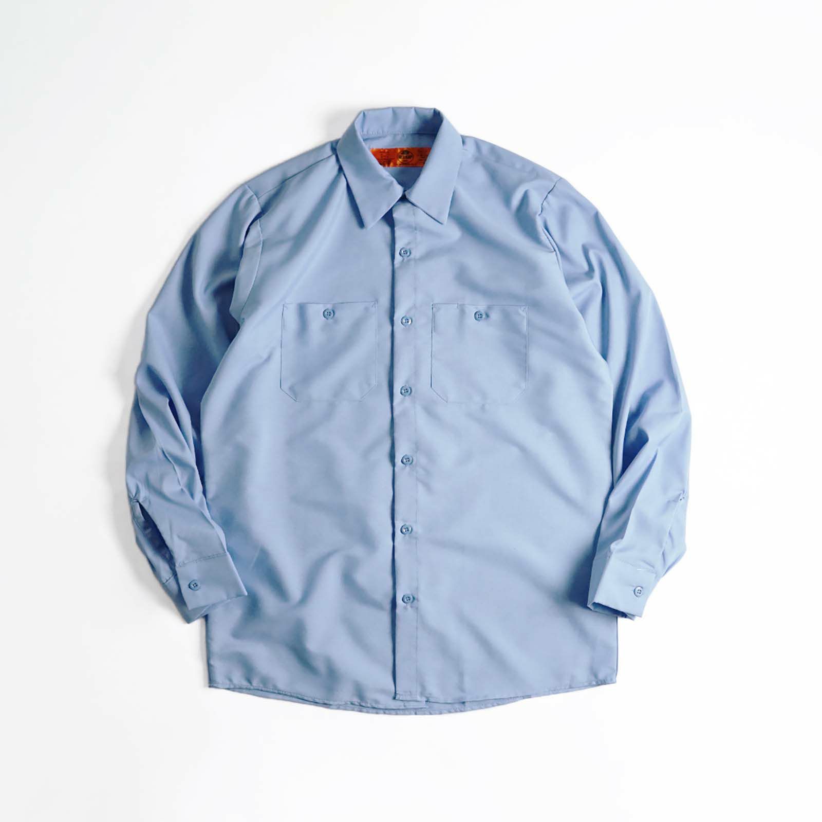 レッドキャップREDKAP#SP14長袖インダストリアルワークシャツ(無地INDUSTRIALWORKSHIRT）