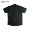 レッドキャップREDKAP#SP24半袖インダストリアルワークシャツ無地INDUSTRIALS/SWORKSHIRT｜メンズ半袖シャツシワに強く、汚れにくいワークブランドホワイトネイビーブラックグレーブルー白黒紺