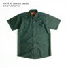 レッドキャップREDKAP#SP24半袖インダストリアルワークシャツ無地INDUSTRIALS/SWORKSHIRT｜メンズ半袖シャツシワに強く、汚れにくいワークブランドホワイトネイビーブラックグレーブルー白黒紺