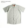 レッドキャップREDKAP#SP24半袖インダストリアルワークシャツ無地INDUSTRIALS/SWORKSHIRT｜メンズ半袖シャツシワに強く、汚れにくいワークブランドホワイトネイビーブラックグレーブルー白黒紺