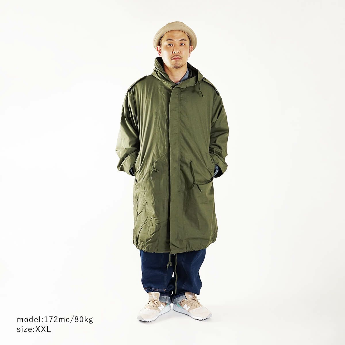 ロスコROTHCOM-51フィッシュテールパーカーBIGSIZE