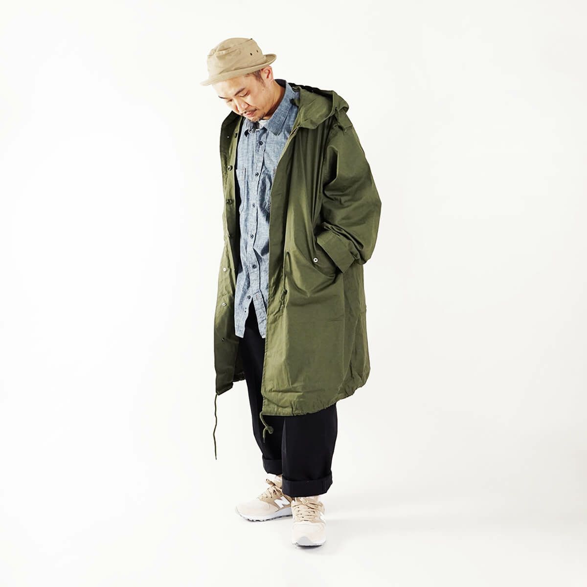 ロスコROTHCOM-51フィッシュテールパーカー