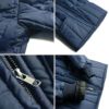 サムコフリーザーウエアSamcoFreezerwear625Jクーラージャケットネイビー｜COOLERJACKETメンズ中綿ジャケットナイロンブルゾンタイプサイズSMLXLXXL紺パネルポケット