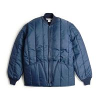 サムコフリーザーウエアSamcoFreezerwear625Jクーラージャケットネイビー｜COOLERJACKETメンズ中綿ジャケットナイロンブルゾンタイプサイズSMLXLXXL紺パネルポケット